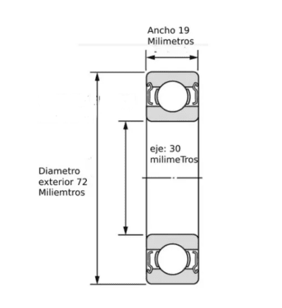 rodamiento 6306